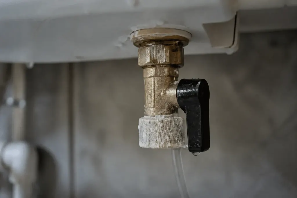 Groupe de securite cumulus avec calcaire et gouttes d'eau